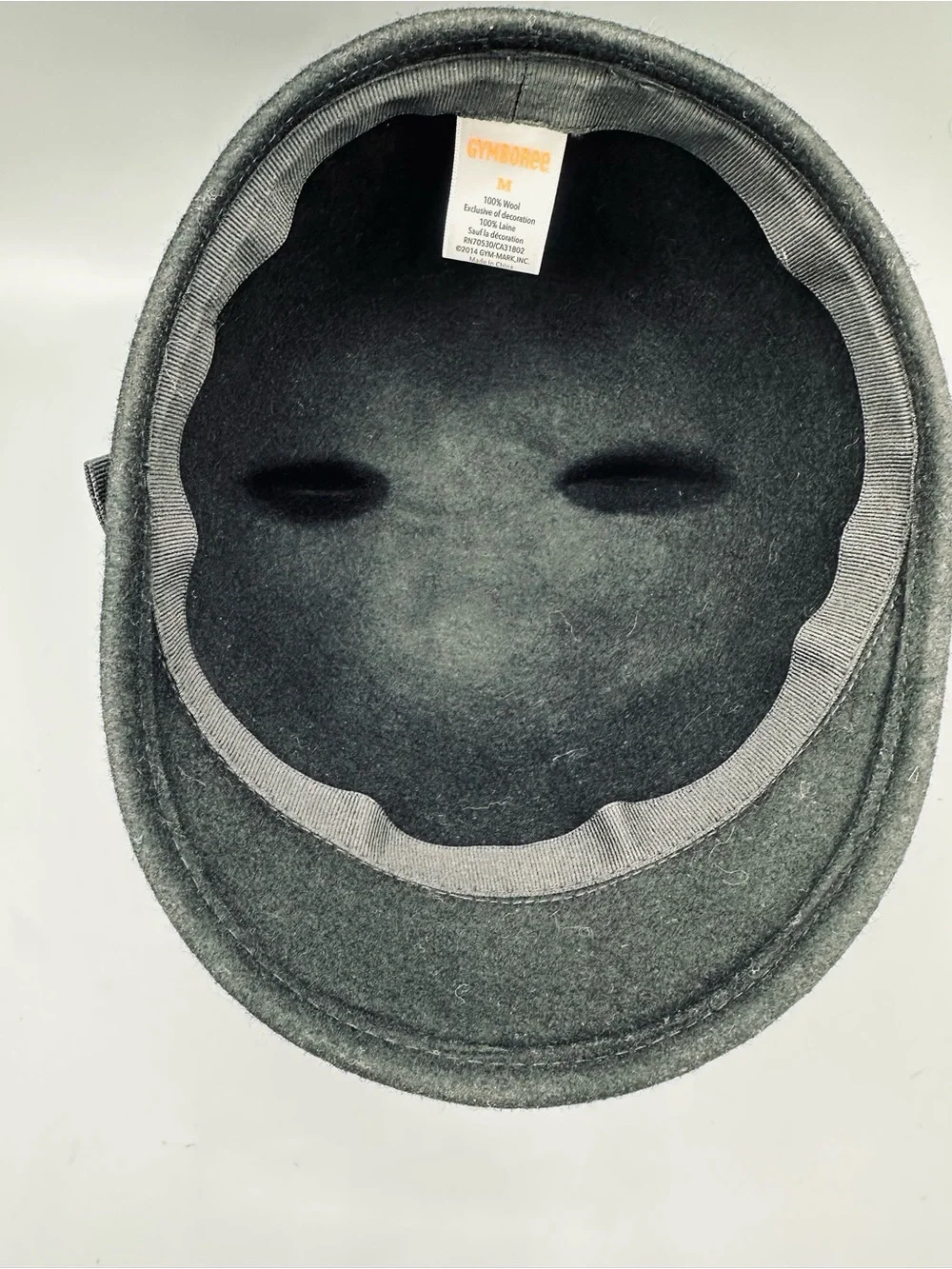 Gymboree City Kitty Black Wool Felt Cat Ear Equestrian Cap Hat
